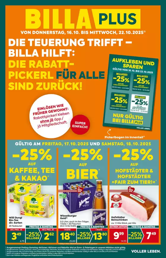 BILLA PLUS Katalog in Leibnitz | BILLA PLUS FB KW42 2025 Wien | 2025-10-17T00:00:00.000Z - 2025-10-31T00:00:00.000Z