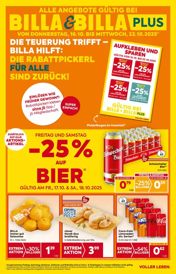 BILLA PLUS Katalog in Leibnitz | BILLA FB KW42 2025 Wien | 2025-10-17T00:00:00.000Z - 2025-10-31T00:00:00.000Z