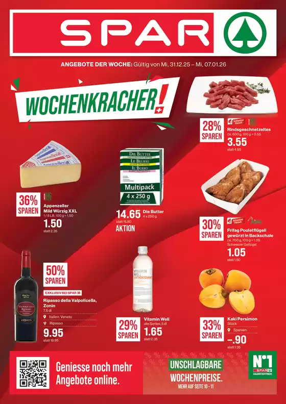 SPAR Katalog in Renens | Üsi beste Deals für Sie | 2025-12-31T00:00:00.000Z - 2026-01-07T00:00:00.000Z
