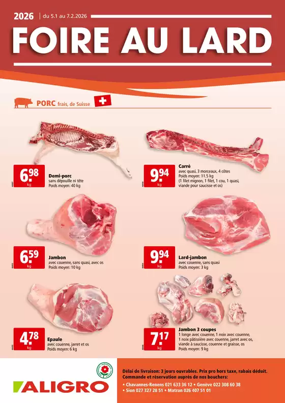 Aligro Katalog in Bern | Aligro reklamblad | 2026-01-05T00:00:00.000Z - 2026-02-07T00:00:00.000Z