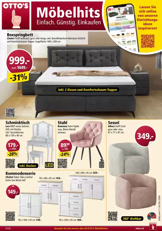 Otto's Katalog in Burgdorf | MÖBELFLYER - DE | 2026-01-01T00:00:00.000Z - 2026-02-28T00:00:00.000Z