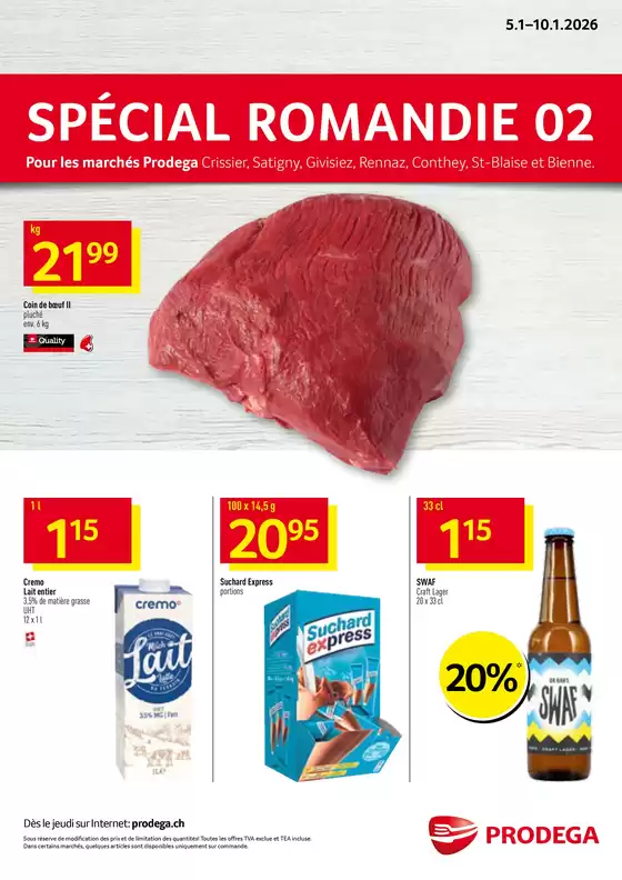 Prodega Katalog in Burgdorf | Kw02 agh special romandie f | 2026-01-05T00:00:00.000Z - 2026-01-10T00:00:00.000Z