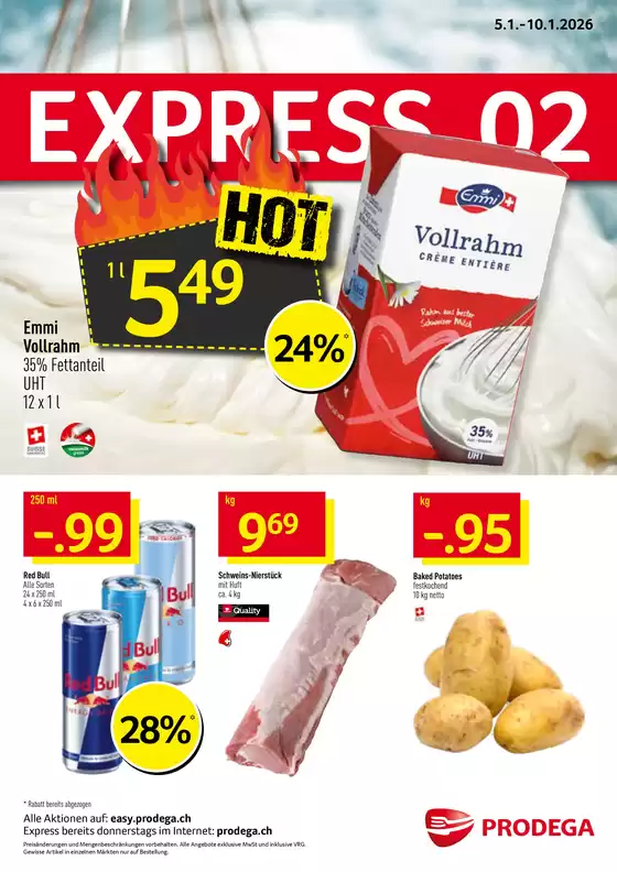 Prodega Katalog in Burgdorf | Kw02 agh express d v1 | 2026-01-05T00:00:00.000Z - 2026-01-10T00:00:00.000Z
