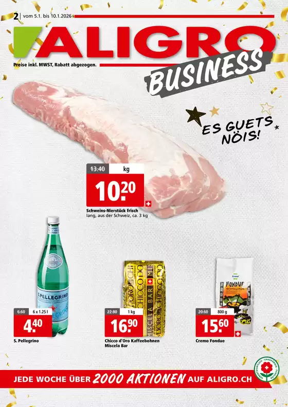 Aligro Katalog in Arbon | Sonderängbot für Sie | 2026-01-05T00:00:00.000Z - 2026-01-19T00:00:00.000Z