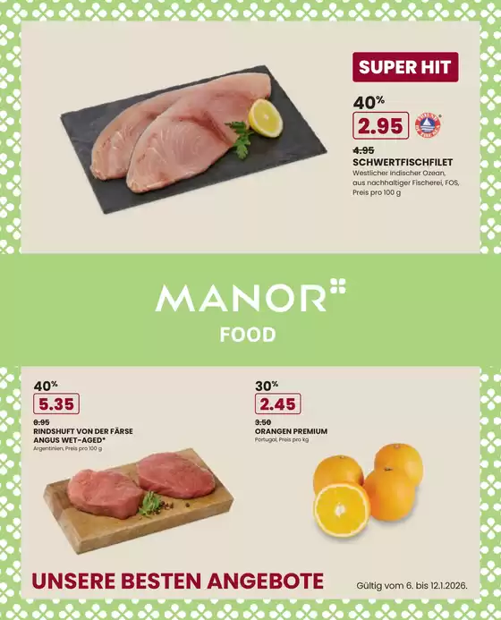 Manor Katalog in Arbon | Der aktuelle Katalog - DE | 2026-01-06T00:00:00.000Z - 2026-01-12T00:00:00.000Z