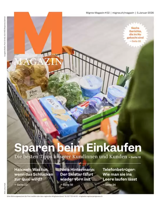 Migros Katalog in Wetzikon | Üsi beste Schnäppchen | 2026-01-05T00:00:00.000Z - 2026-01-05T00:00:00.000Z