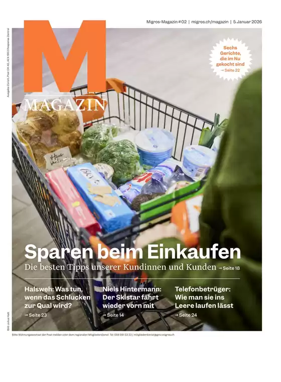 Migros Katalog in Wetzikon | Tolles Ängbot für Schnäppchenjäger | 2026-01-05T00:00:00.000Z - 2026-01-05T00:00:00.000Z