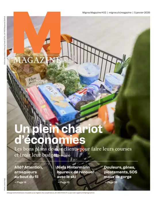 Migros Katalog in Wetzikon | Top-Deals für alli Chunde | 2026-01-05T00:00:00.000Z - 2026-01-05T00:00:00.000Z