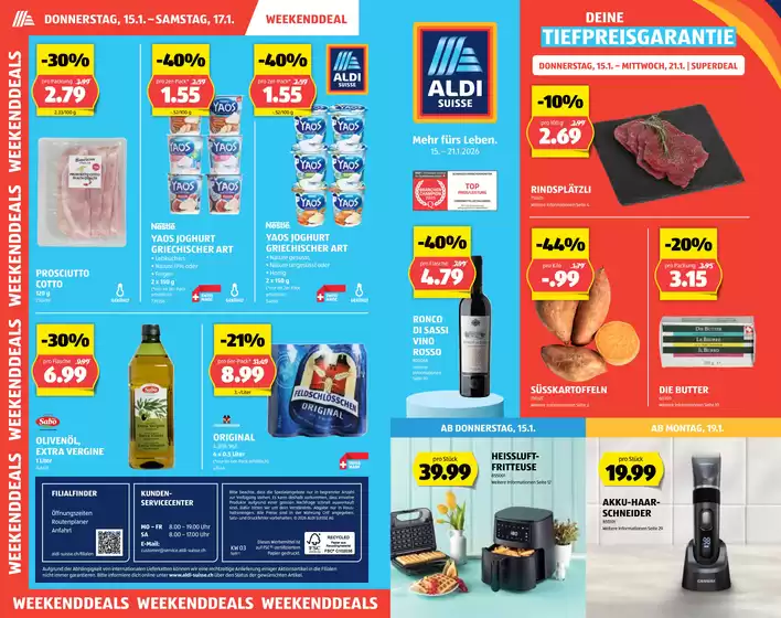 Aldi Katalog in Genève | Tolles Ängbot für Schnäppchenjäger | 2026-01-15T00:00:00.000Z - 2026-01-21T00:00:00.000Z