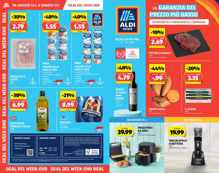 Aldi Katalog in Genève | Üsi beste Ängbot für Sie | 2026-01-15T00:00:00.000Z - 2026-01-21T00:00:00.000Z