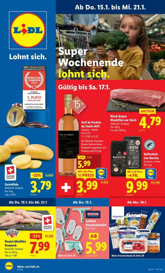 Lidl Katalog in Emmen | 15.1. - 21.1. | 2026-01-15T00:00:00.000Z - 2026-01-21T00:00:00.000Z