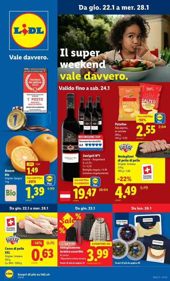 Lidl Katalog in Therwil | 22.1 - 28.1 | 2026-01-22T00:00:00.000Z - 2026-01-28T00:00:00.000Z