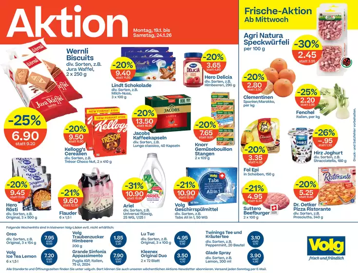 Volg Katalog in Therwil | Volg Catalog | 2026-01-19T00:00:00.000Z - 2026-01-24T00:00:00.000Z