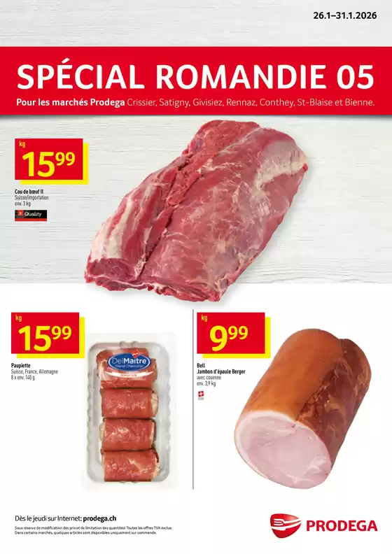 Prodega Katalog in Regensdorf | Kw05 agh special romandie f | 2026-01-26T00:00:00.000Z - 2026-01-31T00:00:00.000Z