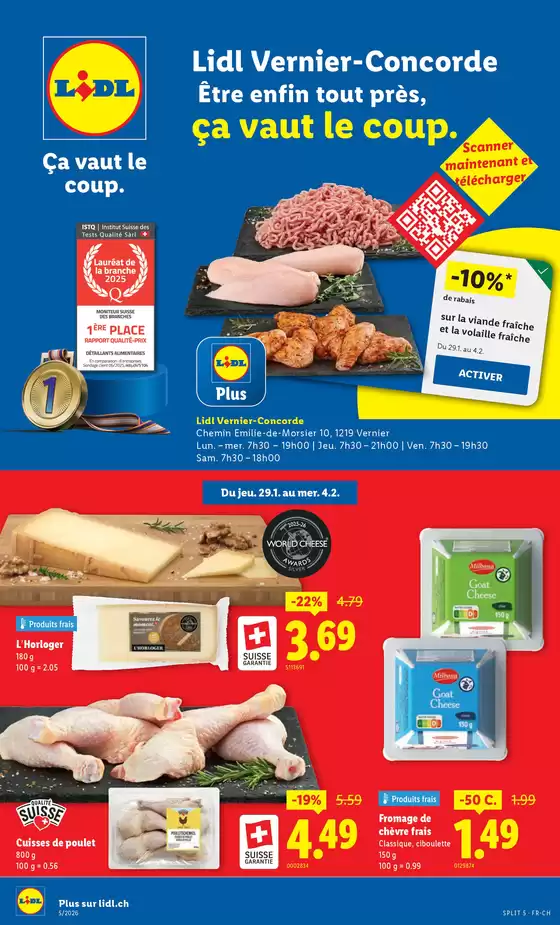 Lidl Katalog in Renens | 29.1. - 4.2. | 2026-01-29T00:00:00.000Z - 2026-02-04T00:00:00.000Z