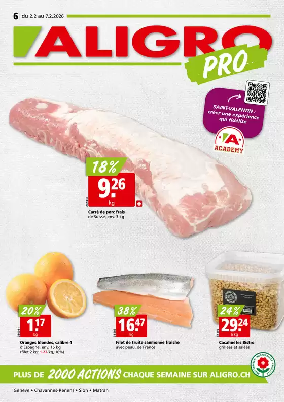 Aligro Katalog in Versoix | Actions PRO #06 | 2026-02-02T00:00:00.000Z - 2026-02-07T00:00:00.000Z