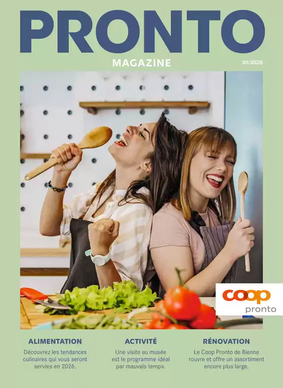 Coop Pronto Katalog | Magazine clients et concours - FR | 2026-01-01T00:00:00.000Z - 2026-01-31T00:00:00.000Z