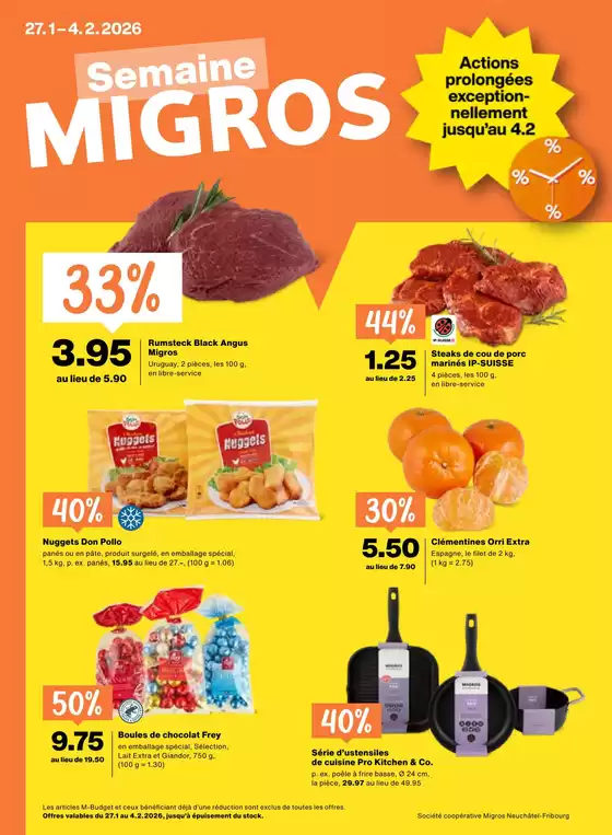 Migros Katalog in Bern | Aktuälli Schnäppchen und Ängbot | 2026-01-27T00:00:00.000Z - 2026-02-04T00:00:00.000Z