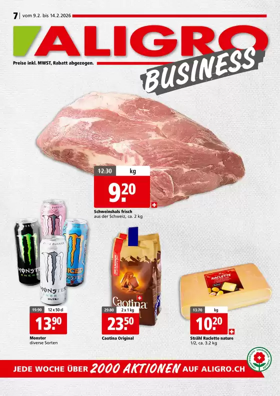 Aligro Katalog | Üsi beste Deals für Sie | 2026-02-09T00:00:00.000Z - 2026-02-14T00:00:00.000Z