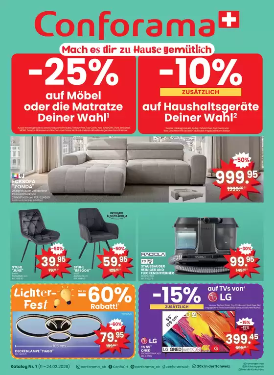 Conforama Katalog in Winterthur | Katalog nr07 - DE | 2026-02-11T00:00:00.000Z - 2026-02-24T00:00:00.000Z