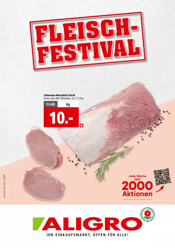 Aligro Katalog in Wettingen | Top-Ängbot für Sparfüchse | 2026-02-23T00:00:00.000Z - 2026-02-28T00:00:00.000Z