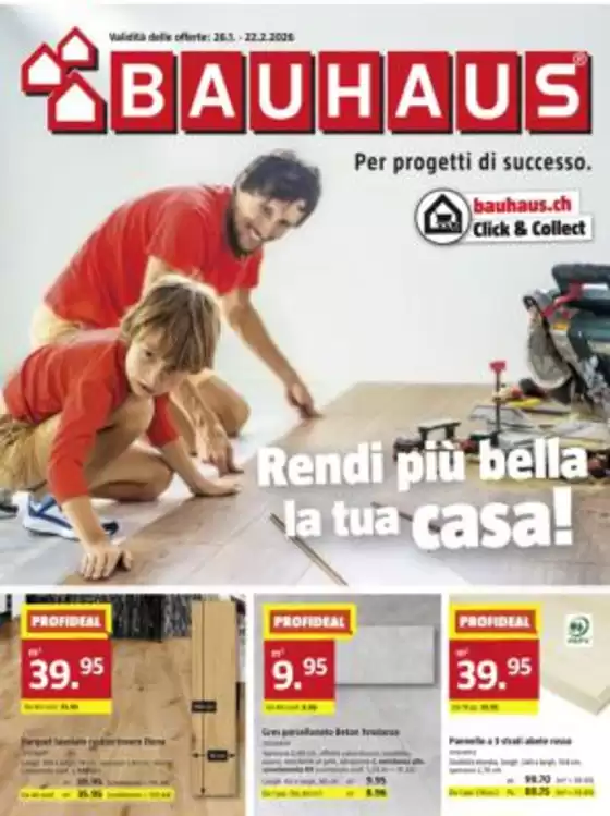 Bauhaus Katalog in Wettingen | Bauhaus reklamblad - IT | 2026-02-23T00:00:00.000Z - 2026-03-09T00:00:00.000Z