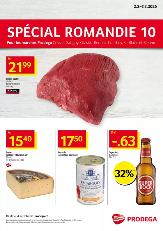 Prodega Katalog in Köniz | Kw10 agh special romandie f | 2026-03-02T00:00:00.000Z - 2026-03-07T00:00:00.000Z