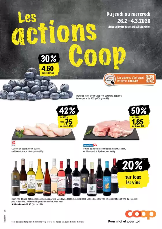 Coop City Katalog in Bern | Üsi beste Ängbot für Sie | 2026-02-26T00:00:00.000Z - 2026-03-04T00:00:00.000Z