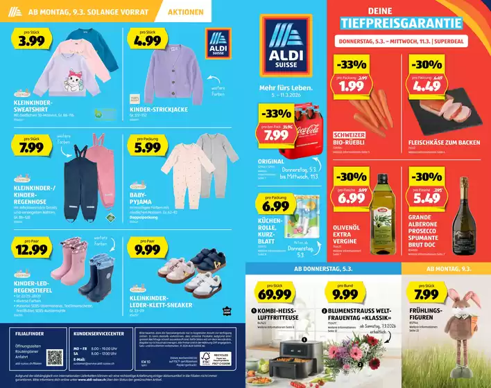 Aldi Katalog in Köniz | Üsi beste Deals für Sie | 2026-03-05T00:00:00.000Z - 2026-03-11T00:00:00.000Z