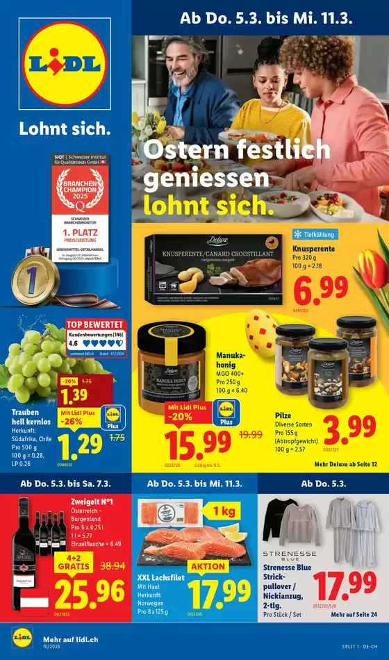Lidl Katalog in Basel | 5.3. - 11.3. | 2026-03-05T00:00:00.000Z - 2026-03-11T00:00:00.000Z