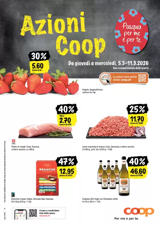 Coop Katalog | Top-Deals für alli Chunde | 2026-03-05T00:00:00.000Z - 2026-03-11T00:00:00.000Z