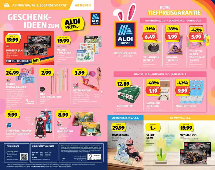 Aldi Katalog | Blätter online im ALDI SUISSE Flugblatt | 2026-03-12T00:00:00.000Z - 2026-03-18T00:00:00.000Z