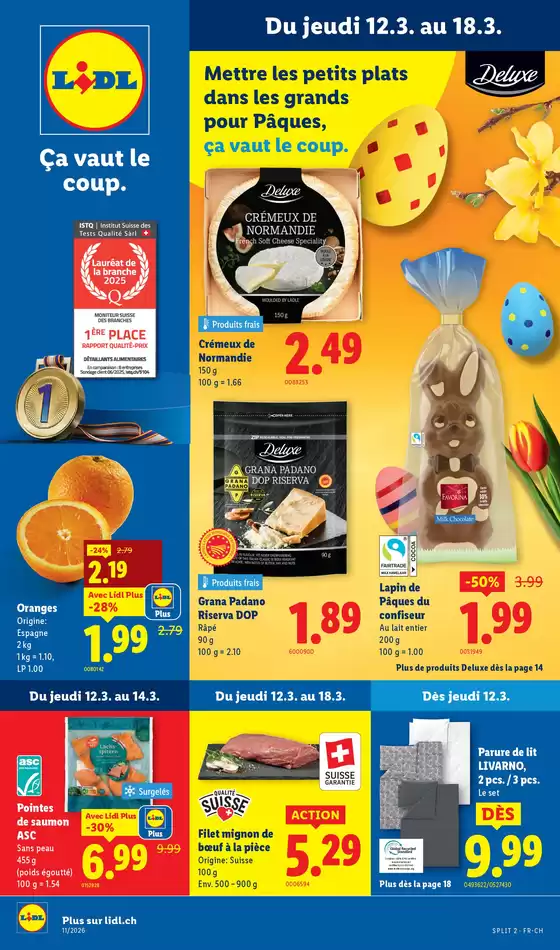 Lidl Katalog in Zürich | 12.3. - 18.3. | 2026-03-12T00:00:00.000Z - 2026-03-18T00:00:00.000Z