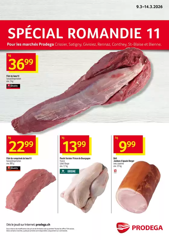 Prodega Katalog in Basel | Kw11 agh special romandie f | 2026-03-09T00:00:00.000Z - 2026-03-14T00:00:00.000Z