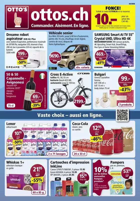 Otto's Katalog in Wettingen | CATALOGUE EN LIGNE - FR | 2026-03-10T00:00:00.000Z - 2026-04-12T00:00:00.000Z