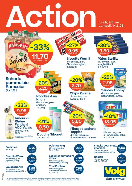 Volg Katalog in Wettingen | Top-Deals für alli Chunde | 2026-03-09T00:00:00.000Z - 2026-03-14T00:00:00.000Z