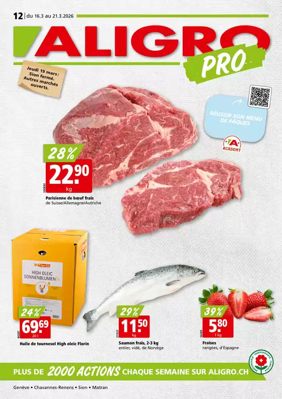 Aligro Katalog in Wil | Actions PRO #12 | 2026-03-16T00:00:00.000Z - 2026-03-21T00:00:00.000Z