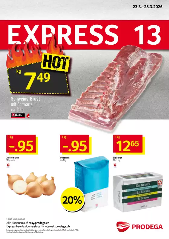 Prodega Katalog in St. Gallen | Kw13 agh express d | 2026-03-23T00:00:00.000Z - 2026-03-28T00:00:00.000Z