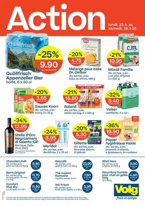 Volg Katalog in Winterthur | Neui Ängbot zum Entdecke | 2026-03-23T00:00:00.000Z - 2026-03-28T00:00:00.000Z