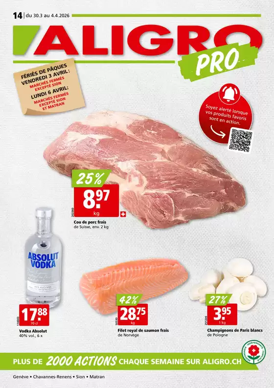 Aligro Katalog | Actions PRO #14 | 2026-03-30T00:00:00.000Z - 2026-04-04T00:00:00.000Z