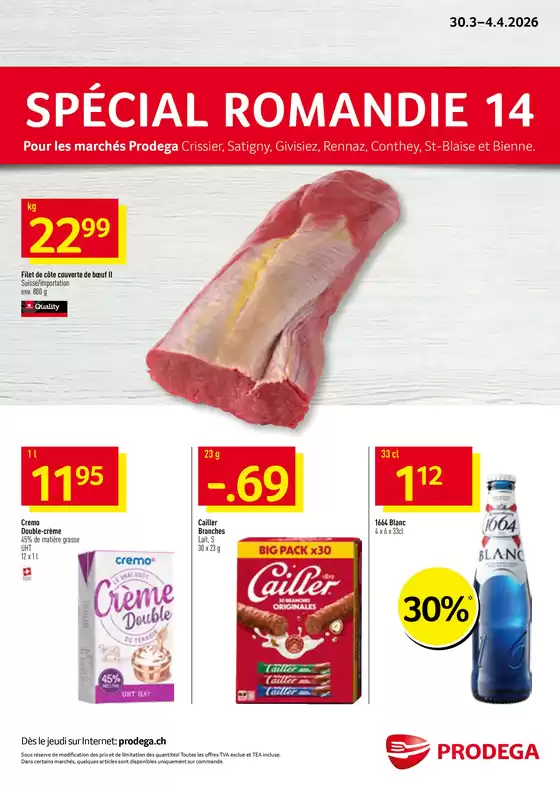 Prodega Katalog in Lausanne | Kw14 agh special romandie f | 2026-03-30T00:00:00.000Z - 2026-04-04T00:00:00.000Z