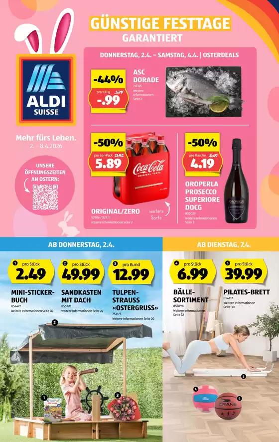Aldi Katalog in Lausanne | Exklusivi Deals und Schnäppchen | 2026-04-02T00:00:00.000Z - 2026-04-07T00:00:00.000Z