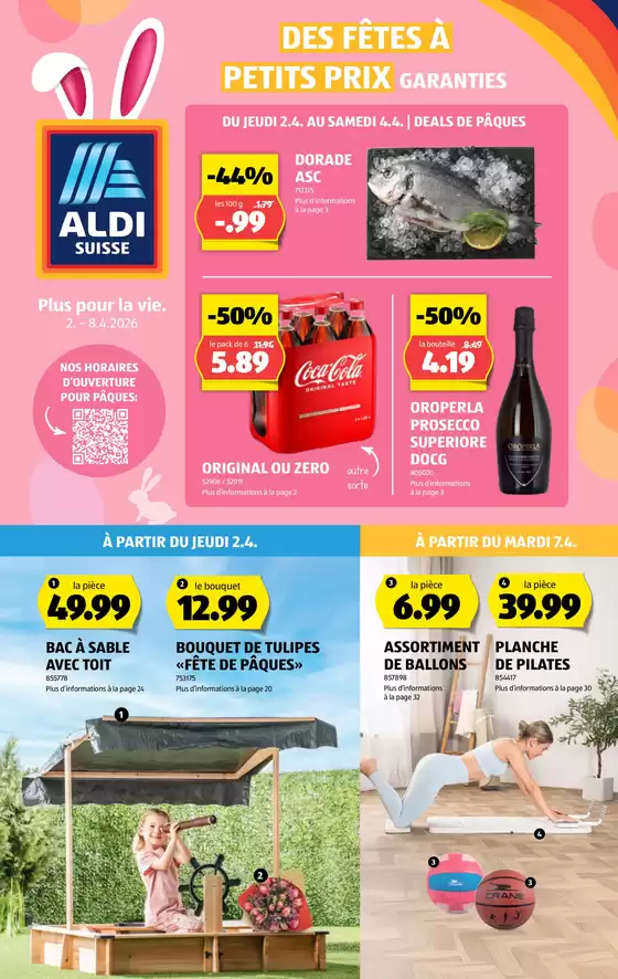 Aldi Katalog in Lausanne | Tolles Ängbot für alli Chunde | 2026-04-02T00:00:00.000Z - 2026-04-08T00:00:00.000Z