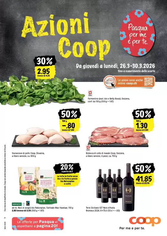 Coop Katalog in Lausanne | Top-Deals für alli Chunde | 2026-03-26T00:00:00.000Z - 2026-04-01T00:00:00.000Z