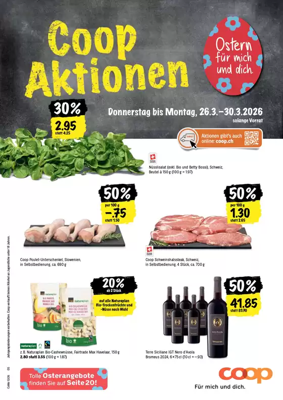 Coop Katalog in Lausanne | Top-Ängbot für alli Schnäppchenjäger | 2026-03-26T00:00:00.000Z - 2026-04-01T00:00:00.000Z