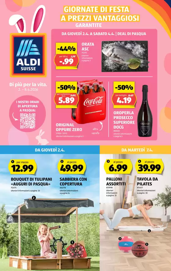 Aldi Katalog in Lausanne | Rabatt und Aktione | 2026-04-02T00:00:00.000Z - 2026-04-08T00:00:00.000Z