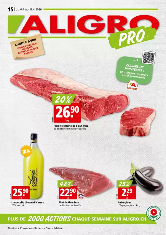 Aligro Katalog in Emmen | Actions PRO #15 | 2026-04-06T00:00:00.000Z - 2026-04-11T00:00:00.000Z