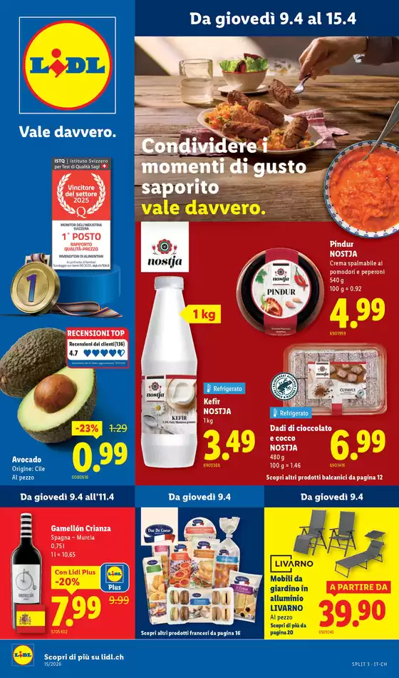 Lidl Katalog in Horgen | 9.4 - 15.4 | 2026-04-09T00:00:00.000Z - 2026-04-15T00:00:00.000Z