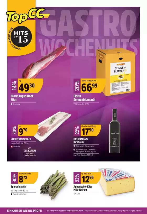 TopCC Katalog in Horgen | TopCC reklamblad | 2026-04-06T00:00:00.000Z - 2026-04-11T00:00:00.000Z
