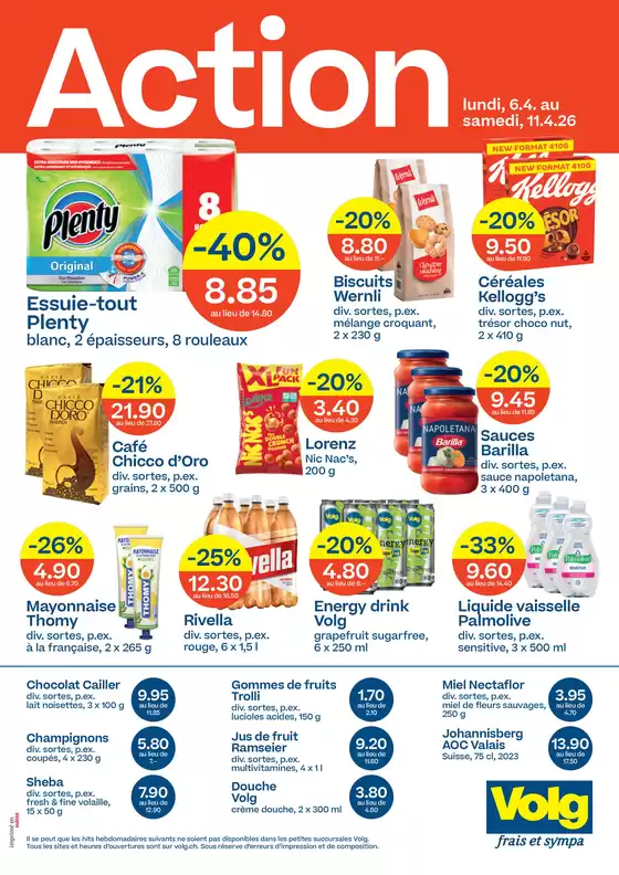 Volg Katalog in Lyss | Exklusivi Schnäppchen | 2026-04-06T00:00:00.000Z - 2026-04-11T00:00:00.000Z